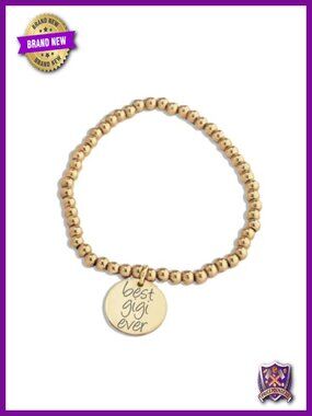 Gigi Stretch Bracelet Gold Stainless Steel Mother's Day Gift